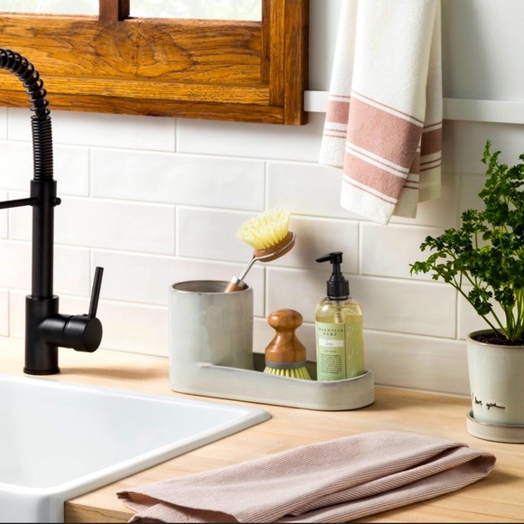 Hearth & Hand Stoneware Kitchen Sink Caddy - Picture 16 of 16